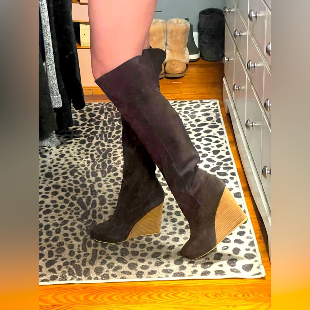 OTK Wedge Boot in Chocolate 🍫